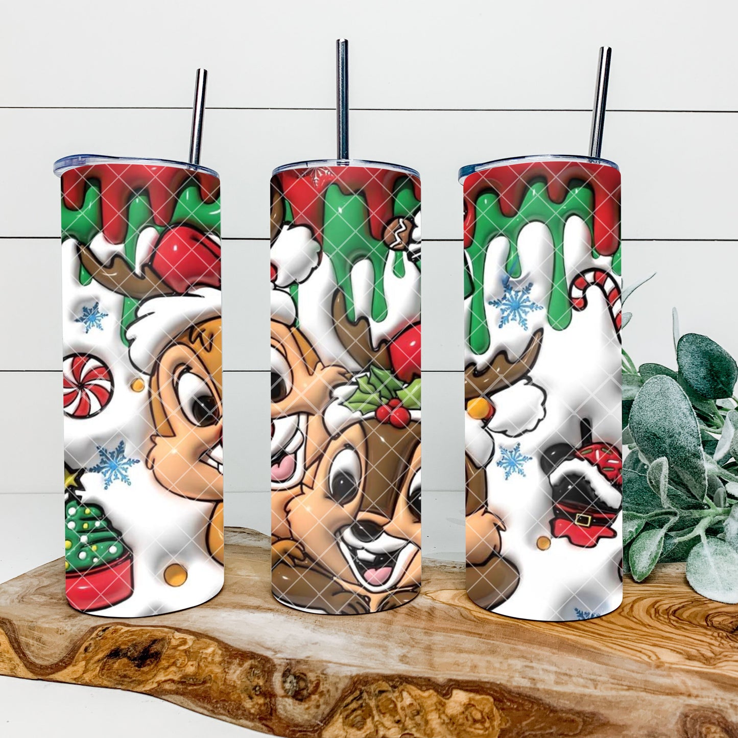 Holiday Chipmunk 20oz Tumbler