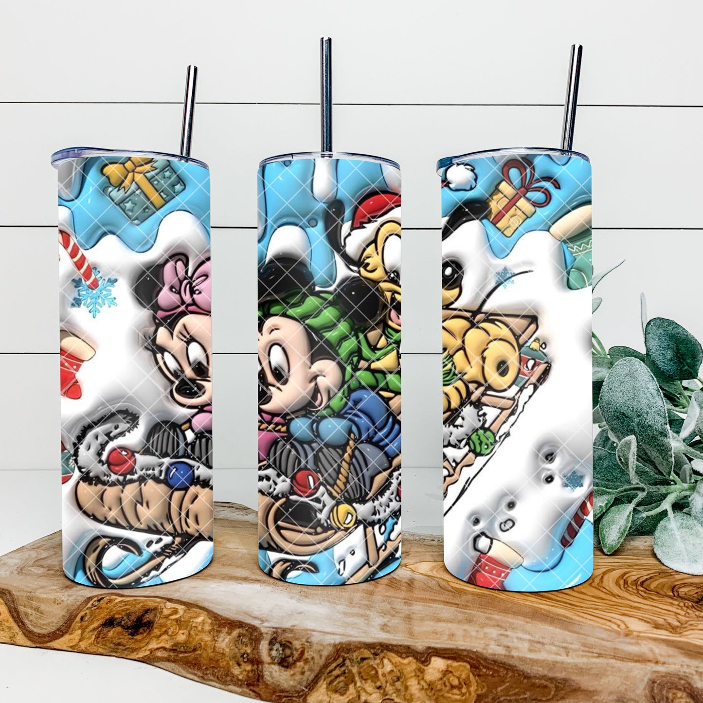 Winter Mouse Friends 20oz Tumbler