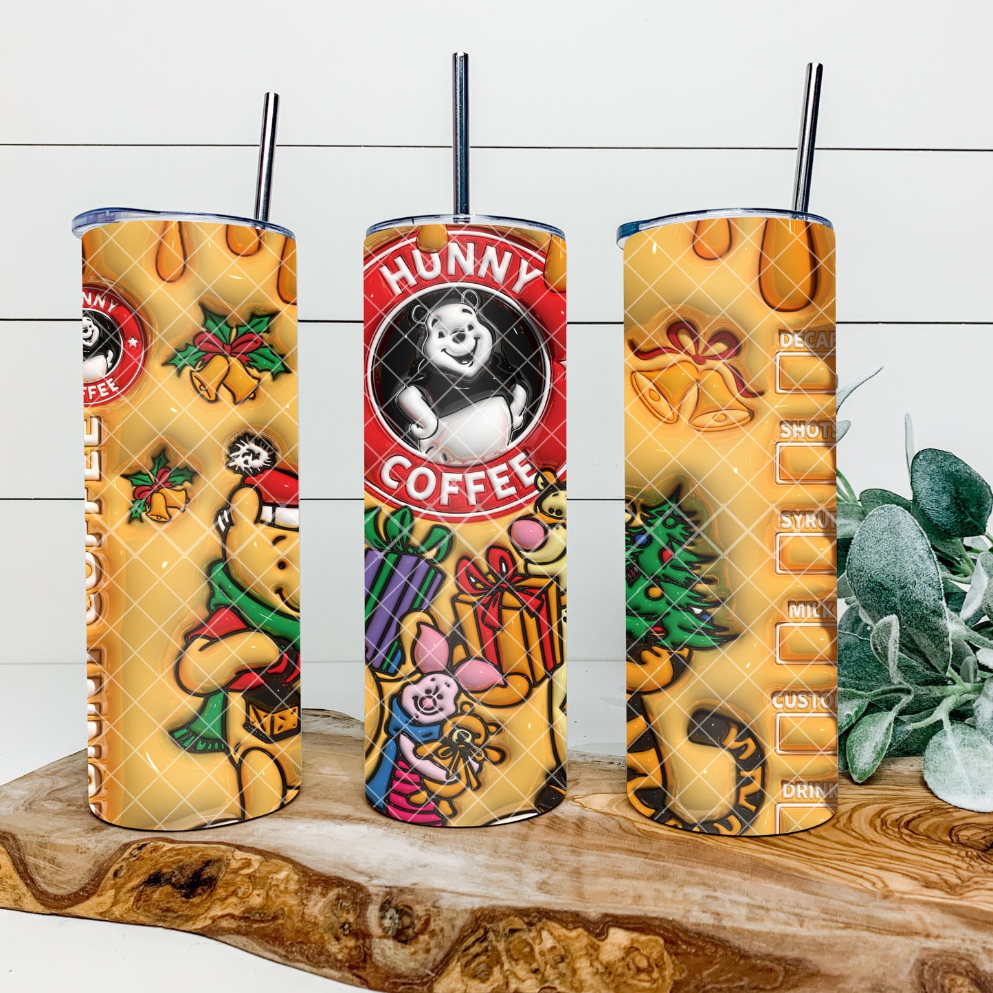 Christmas Hunny Bear 20oz Tumbler