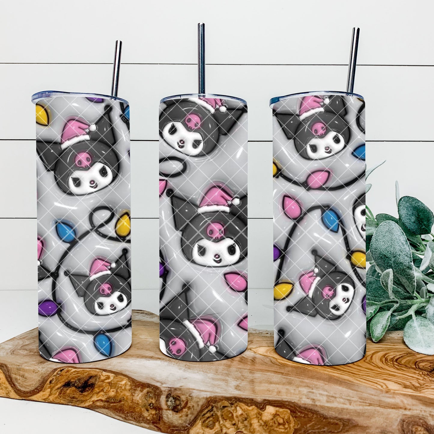 Christmas Kawaii Lights 20oz Tumbler