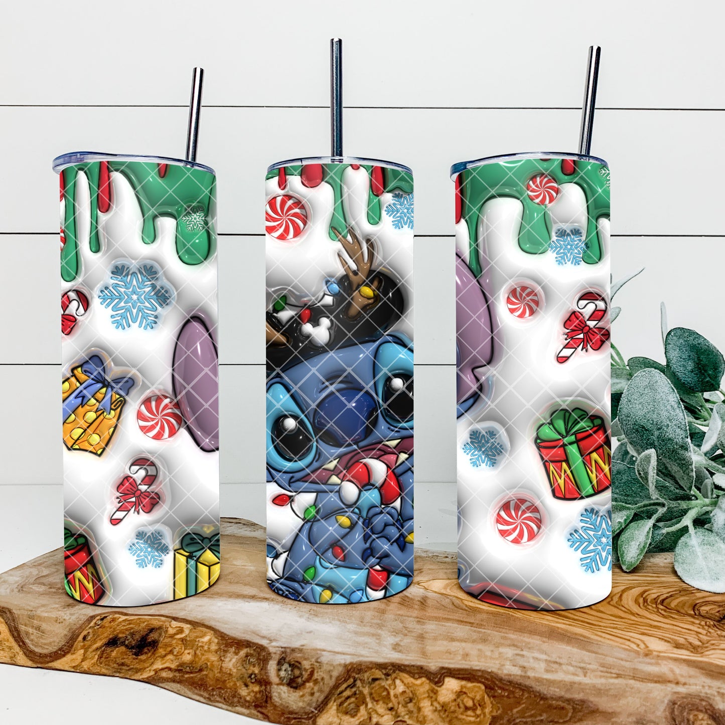 Merry Blue Alien 20oz Tumbler