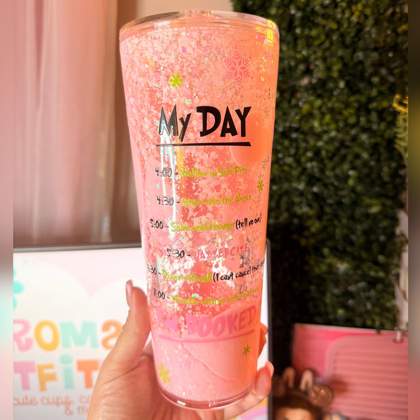 I'm Booked Lava Drip 24oz Acrylic Tumbler