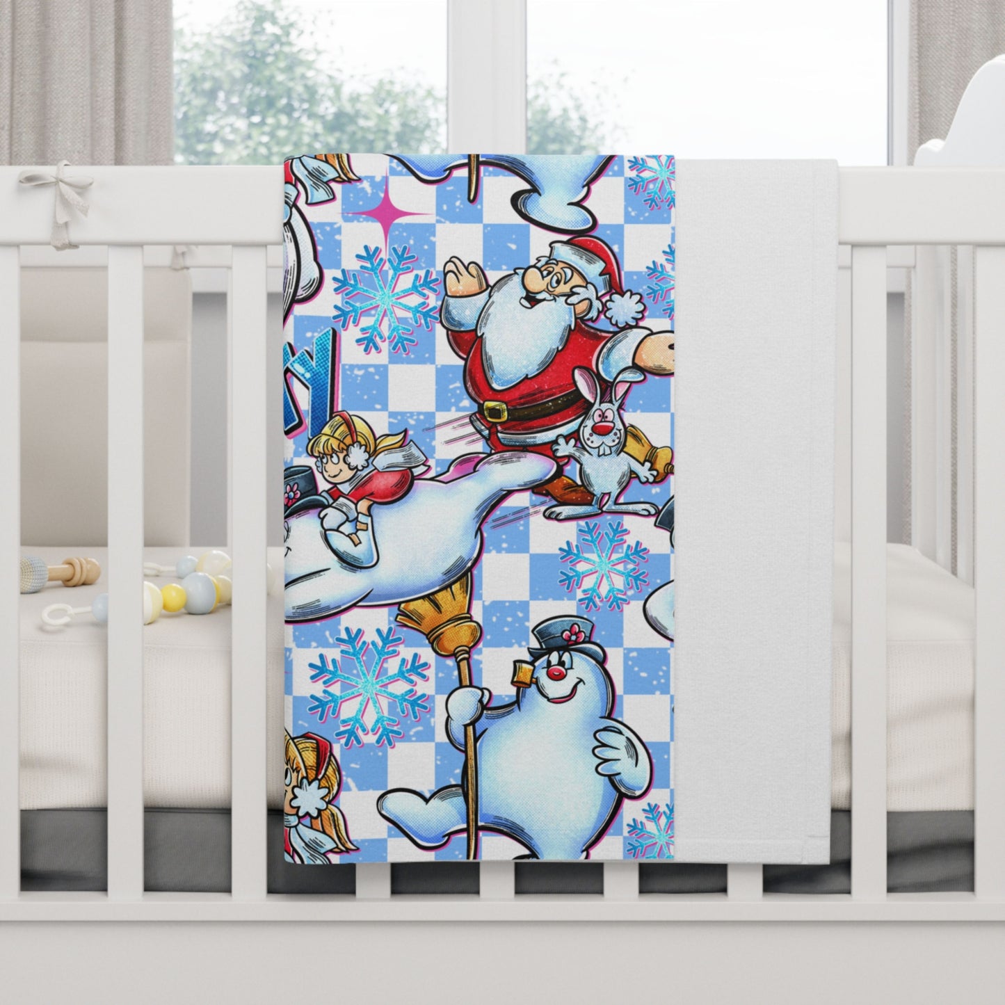PRE-ORDER Baby Snowman Fleece Blanket
