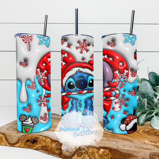 Alien Winter Wonderland Tumbler