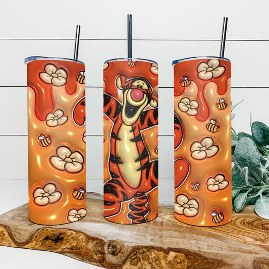 Tiger 3D Tumbler