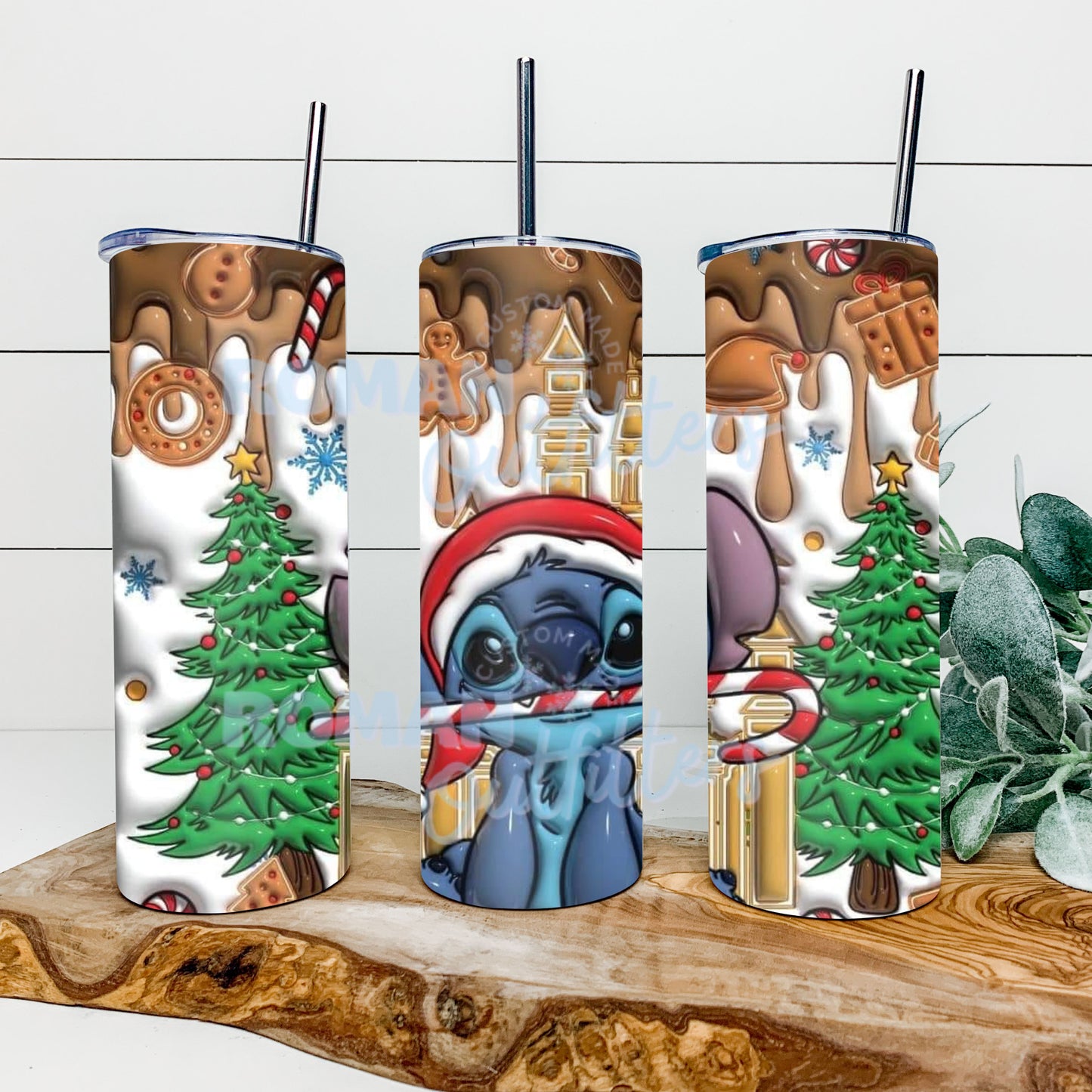 3D Xmas Chocolatey Alien Tumbler