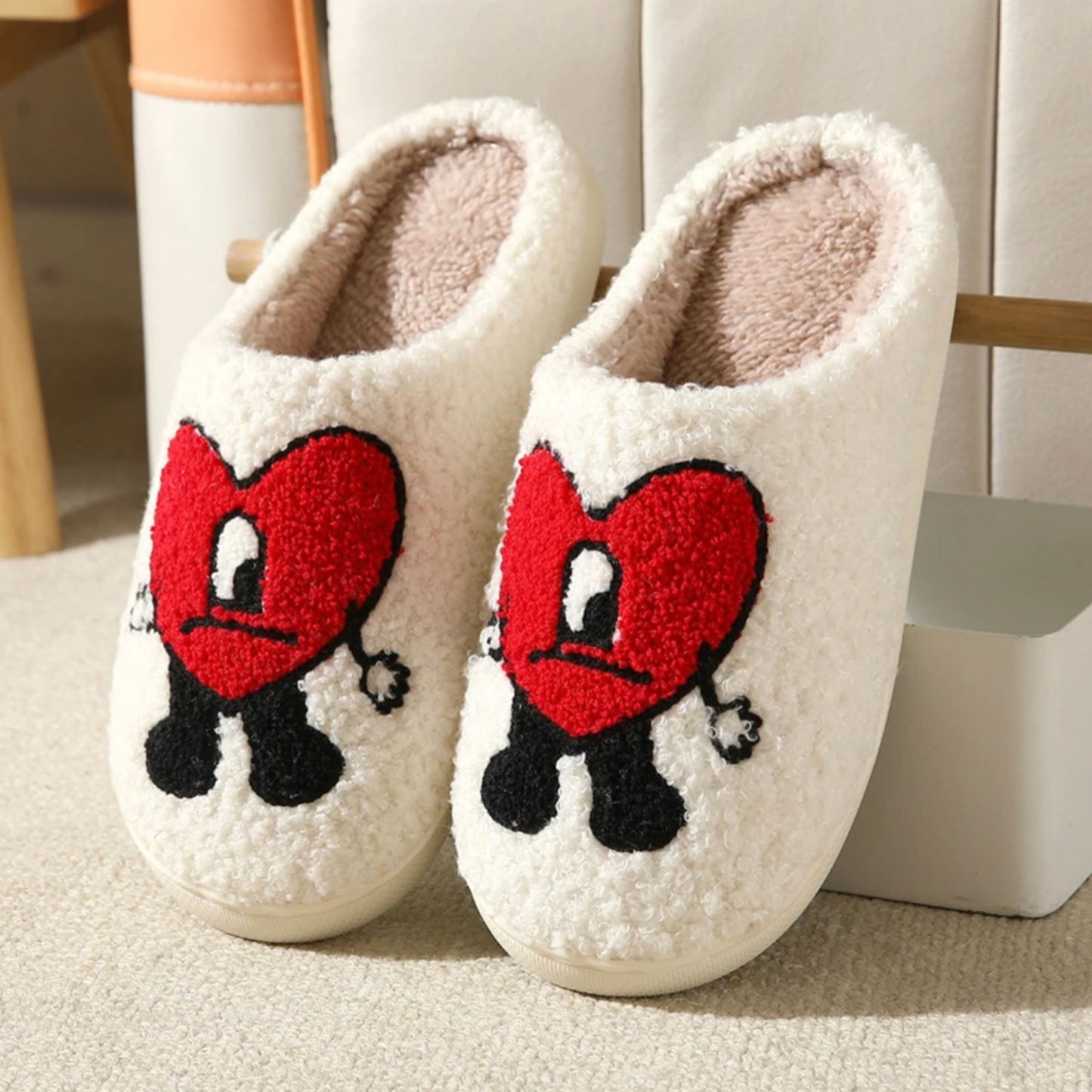 Benito Heart Slippers