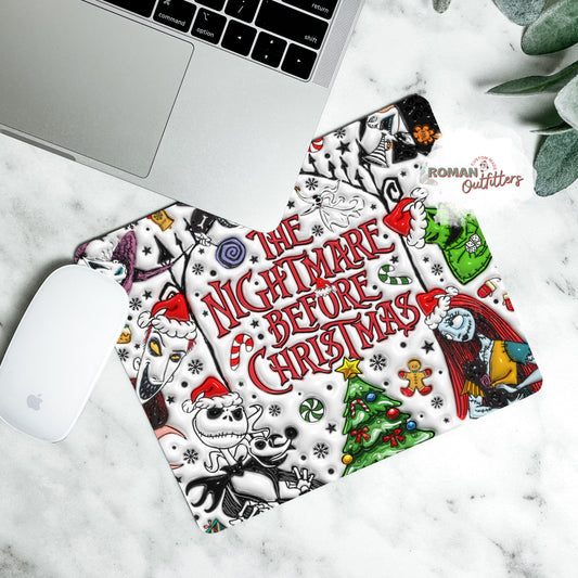 3D Christmas Nightmare Crew Mousepad