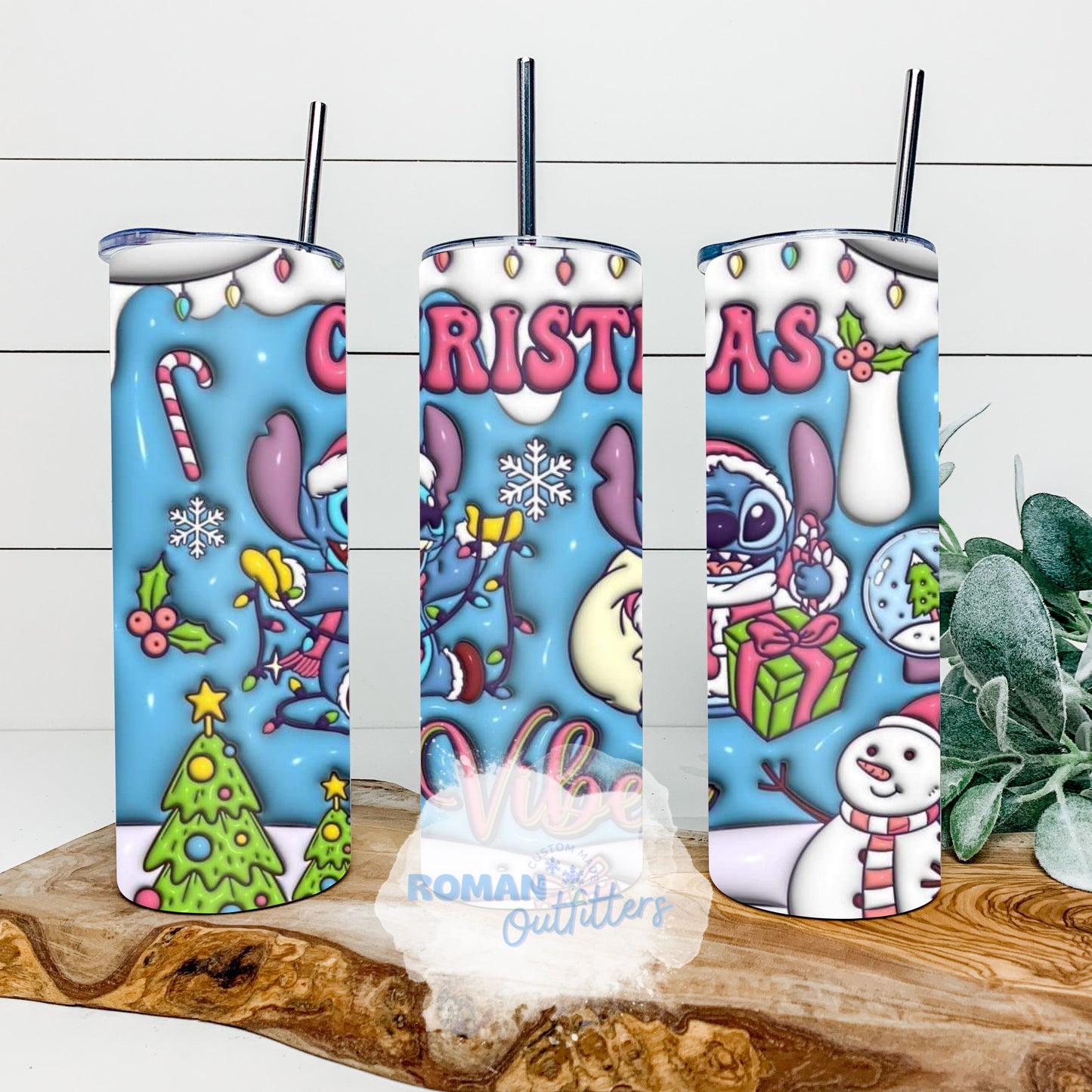 Alien Christmas Vibes Tumbler