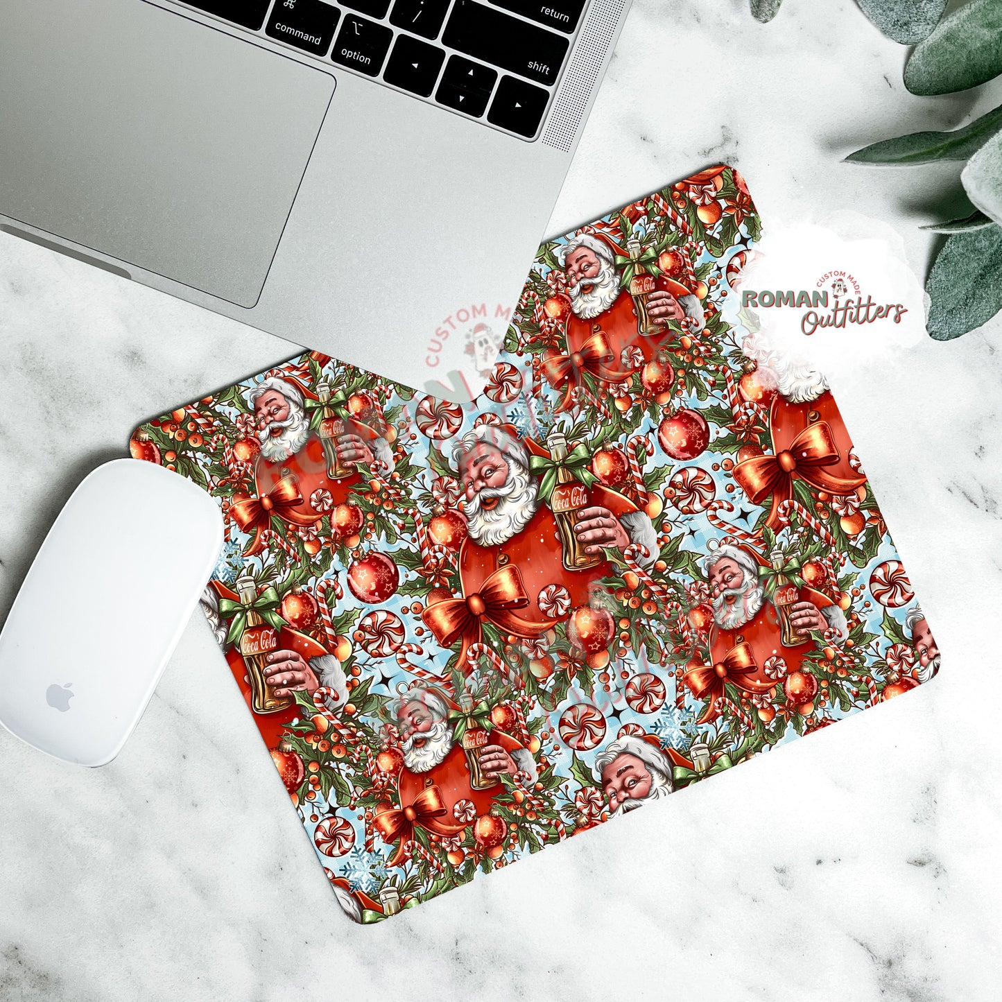 Jolly Santa Mousepad