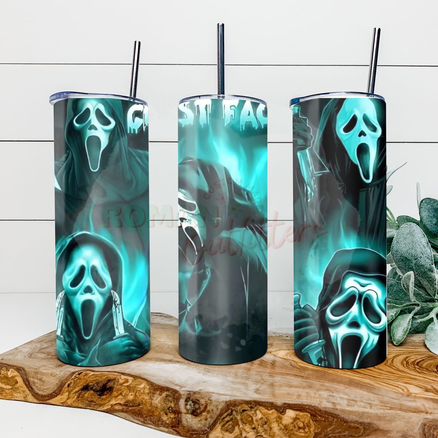 Ghost Face Glow In The Dark Tumbler