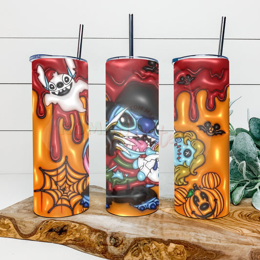 3D Stitch Nightmare Tumbler