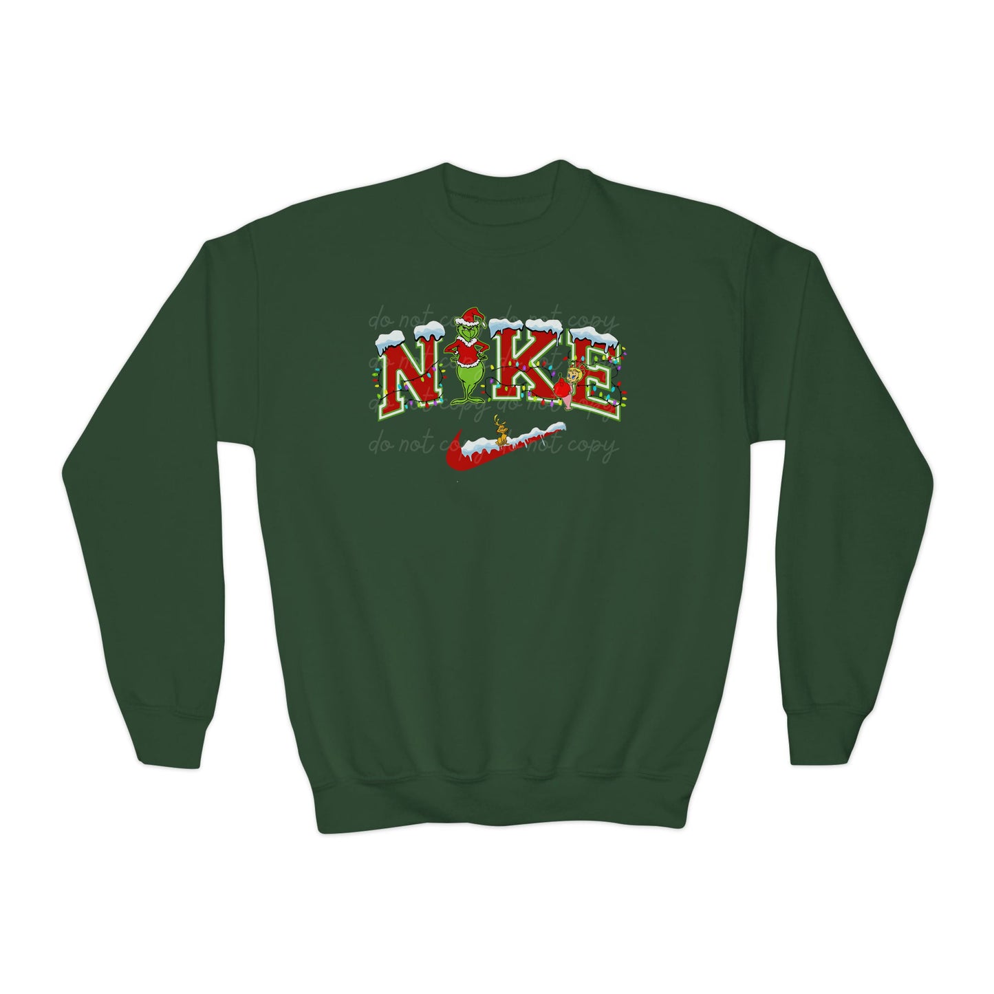 Kidz Holiday Swoosh Sweatshirt
