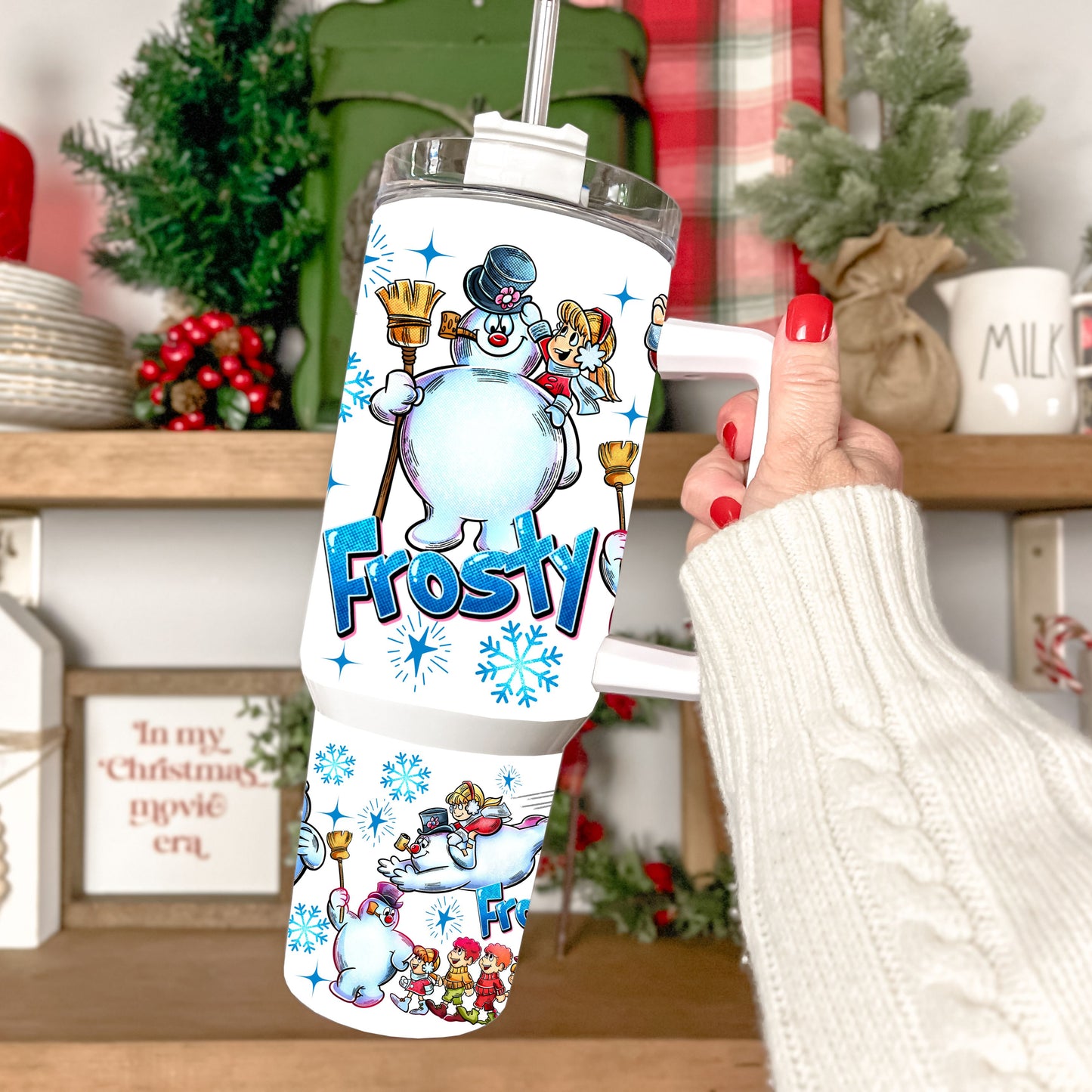 Snowman 40oz Tumbler