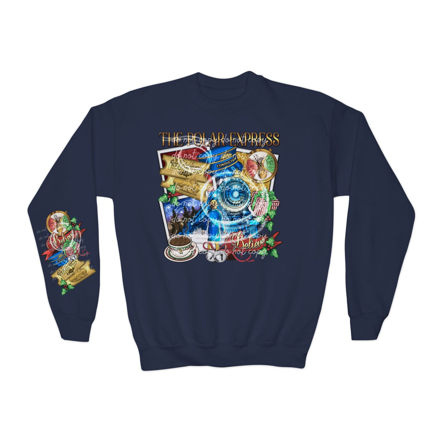 Kidz Christmas Train Ride Sweatshirt