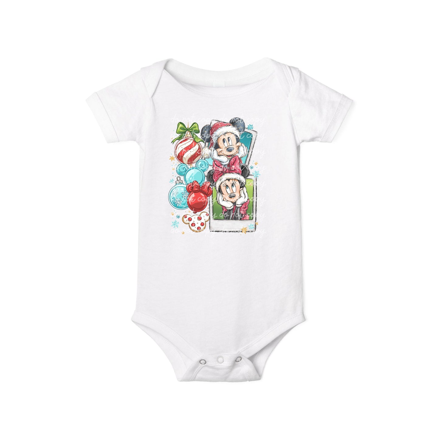 Baby Polaroid Mouse Bodysuit