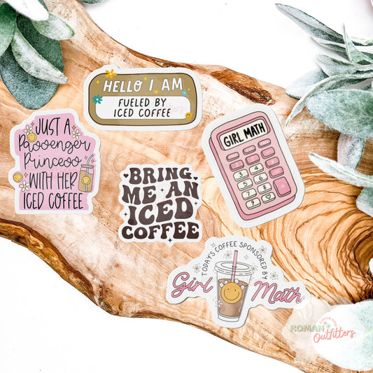 Iced Coffee Stickers