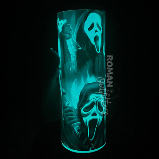 Ghost Face Glow In The Dark Tumbler