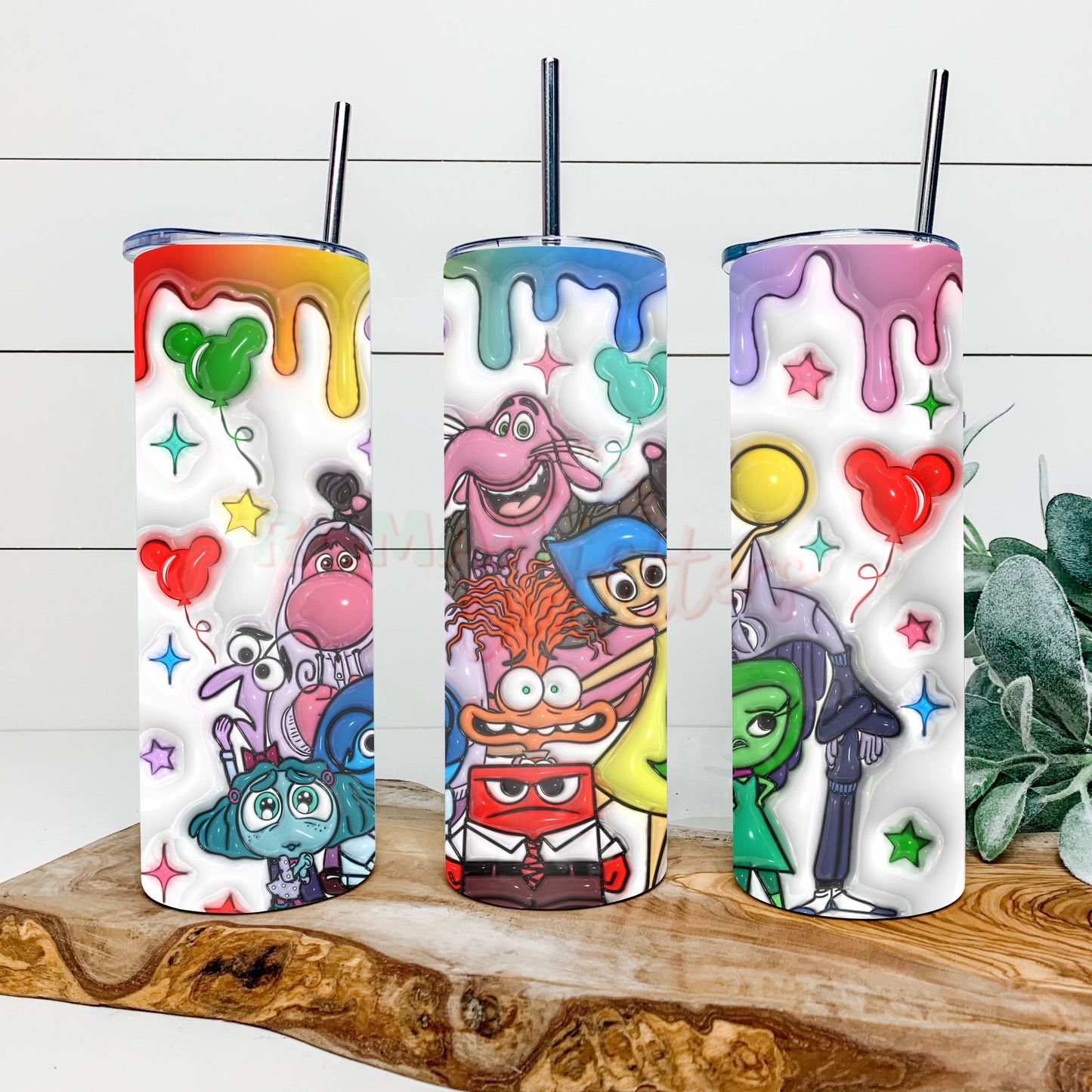 3D Emotional Rainbow Tumbler