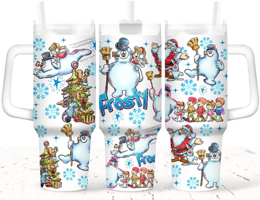 Frosty Snowman 40oz Tumbler