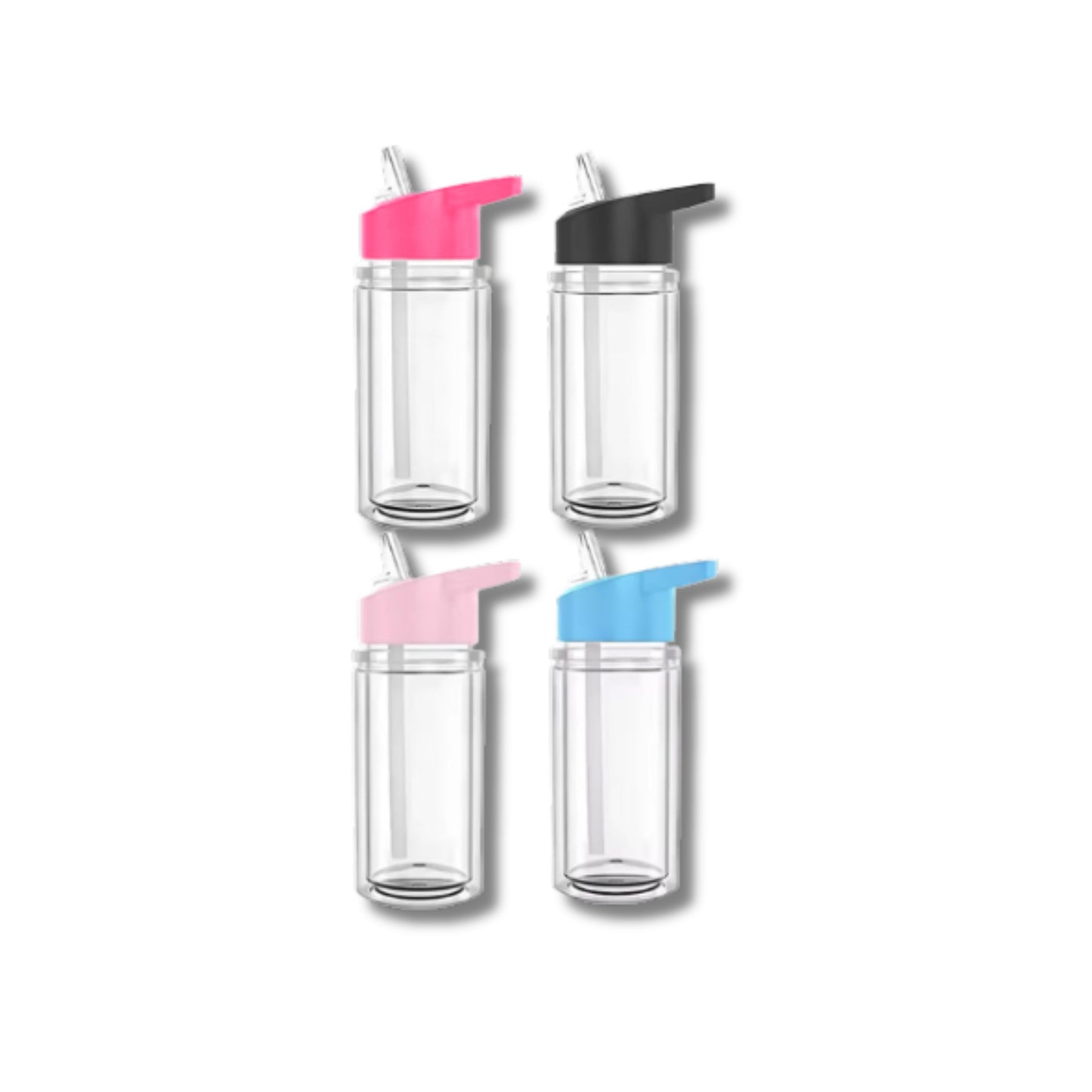 Snowglobe Glitter Cup Glass & Acrylic Tumbler - All Sizes